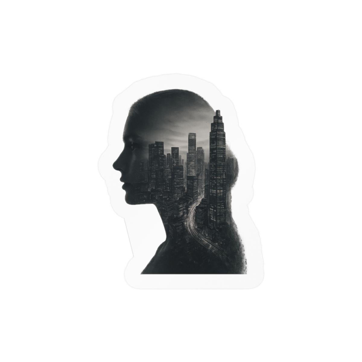 City Heights Sticker | Bold Urban Vinyl Decal