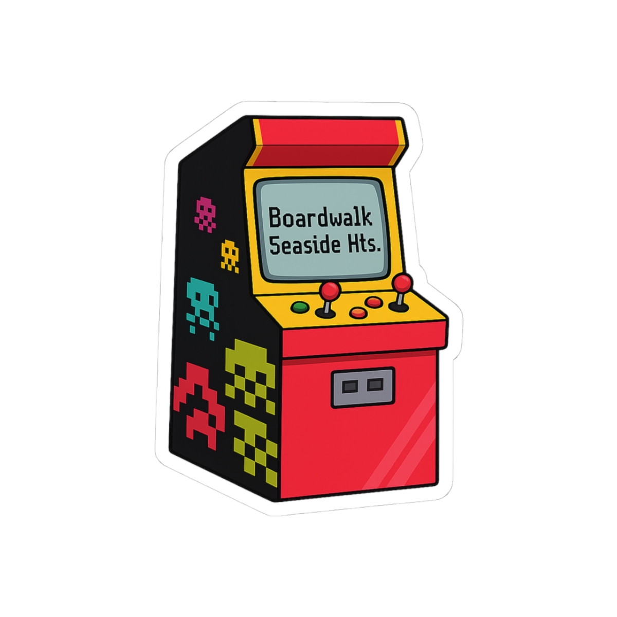 Seaside Heights Nostalgic Jersey Shore Sticker