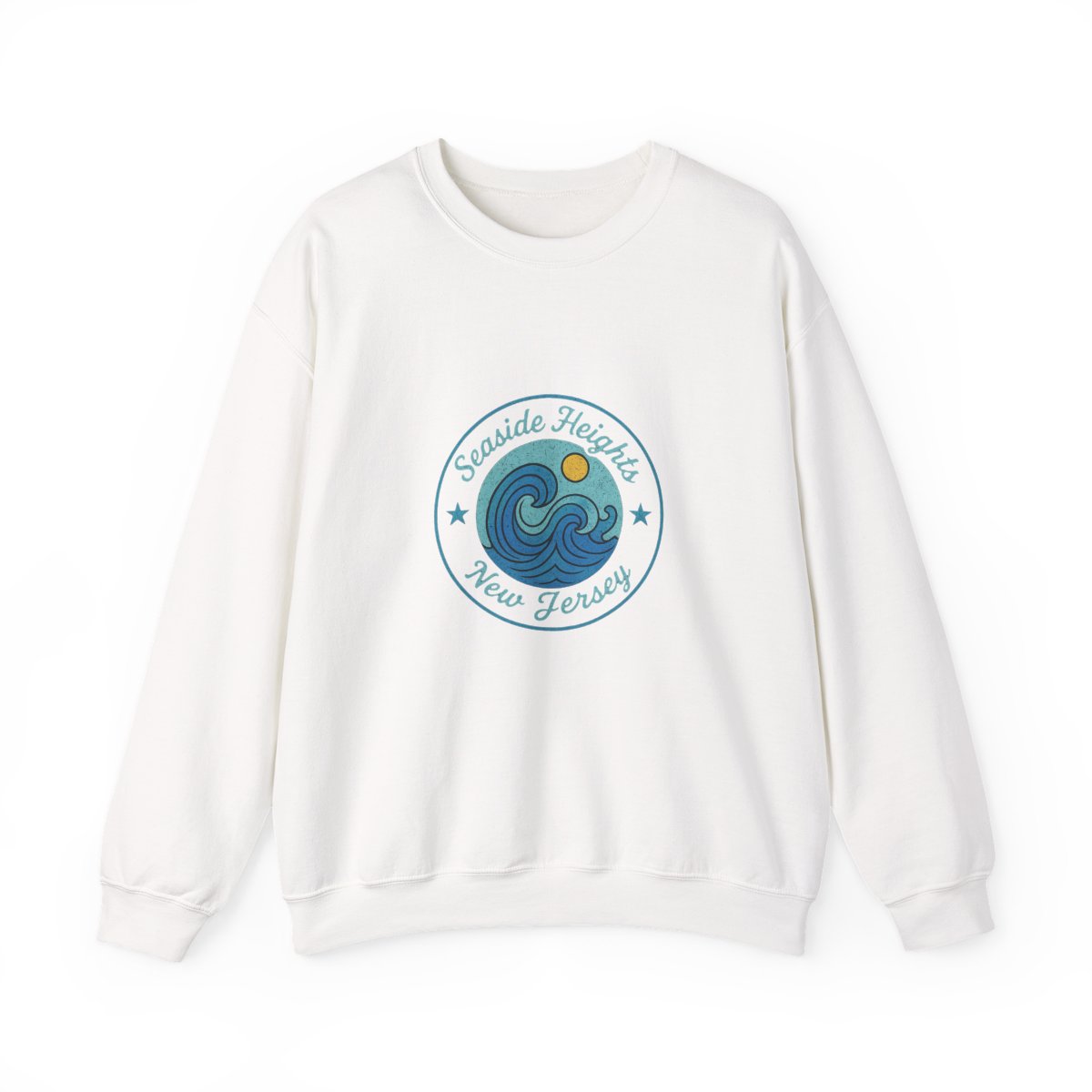 Seaside Heights NJ Nautical Souvenir Crewneck