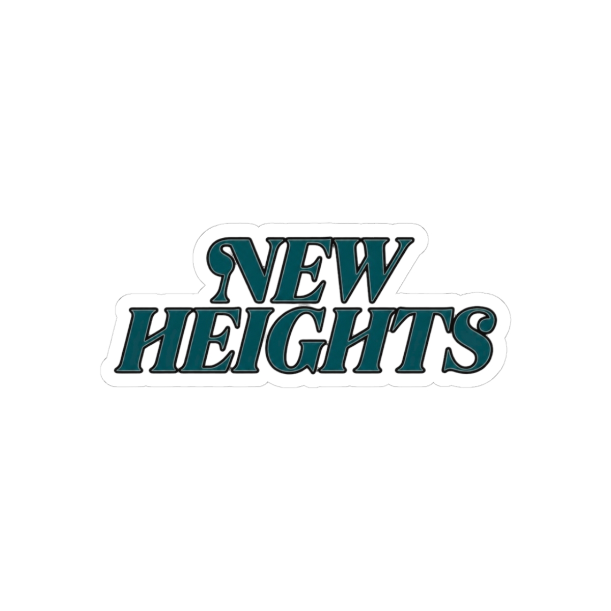New Heights (Eagles Colors) Sticker