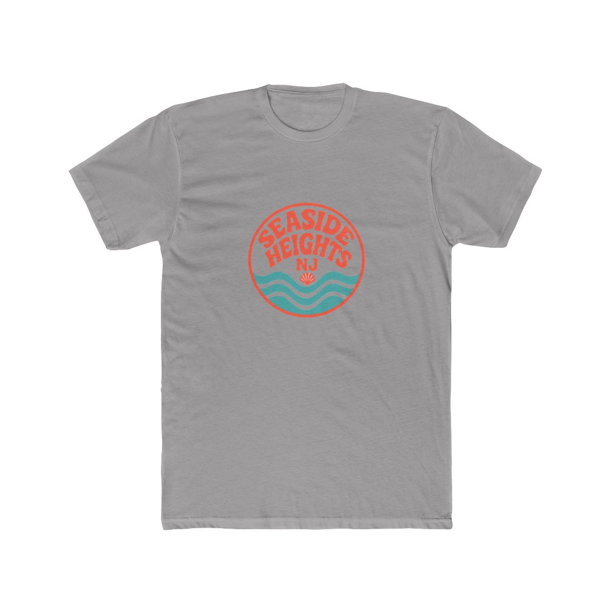Seaside Heights NJ Retro Beach Badge Design T Shirt