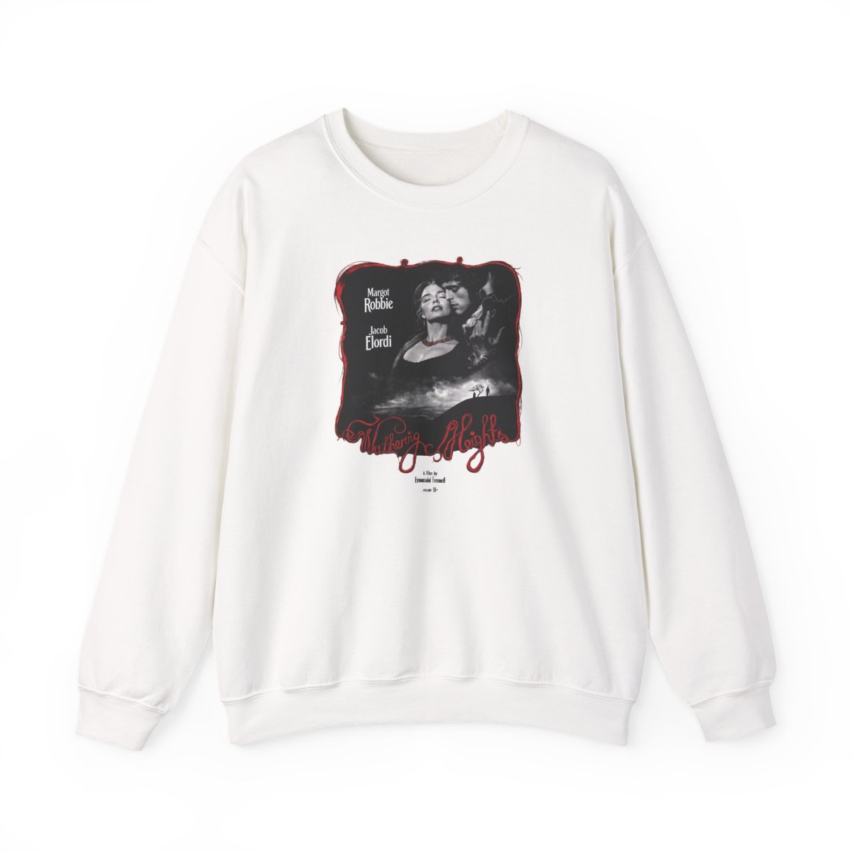 Wuthering Heights Margot Robbie Jacob Elordi Framed Crewneck