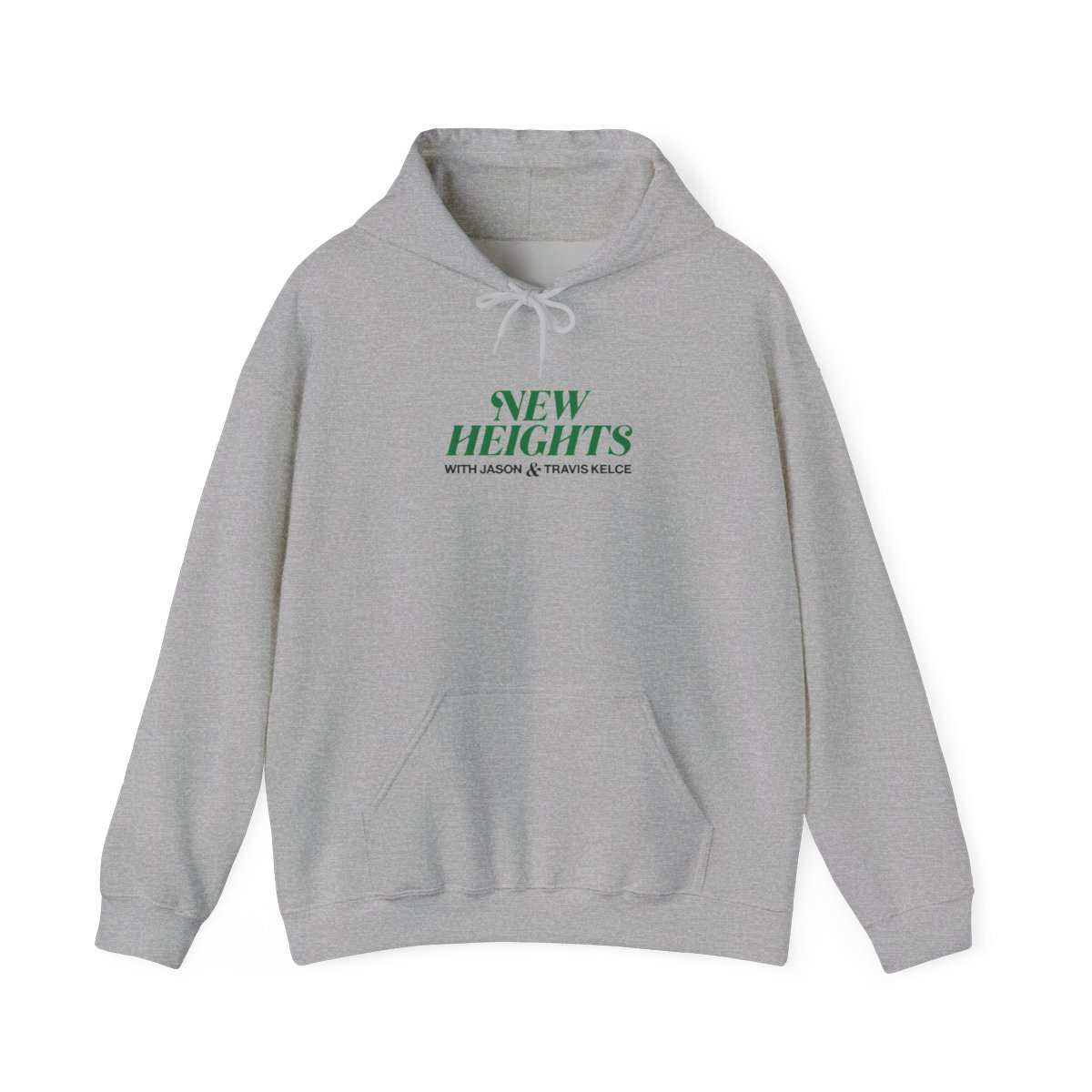 New Heights Jason & Travis Kelce Bold Graphic Pullover Hoodie - Podcast Fan Gift